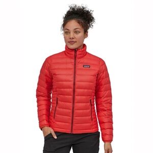 Patagonia Down Sweater Jacket - Red/Catalan Coral - XS